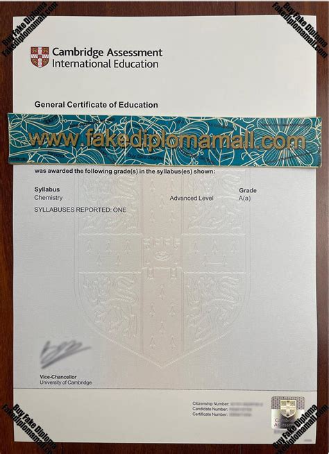 are fake a level certificates illegal